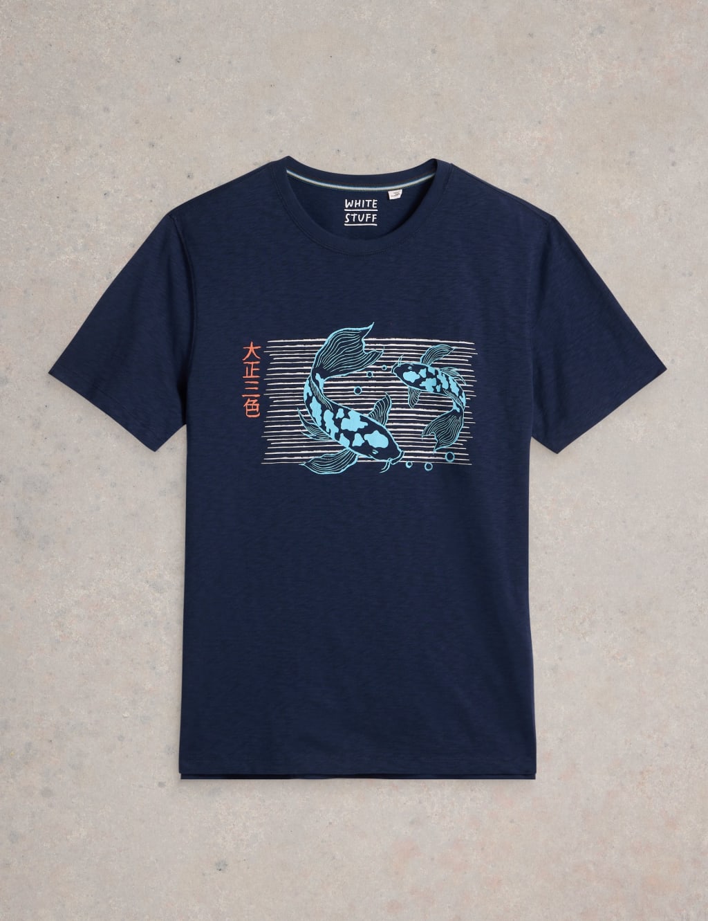 Pure Cotton Koi Fish Graphic T-Shirt 2 of 6