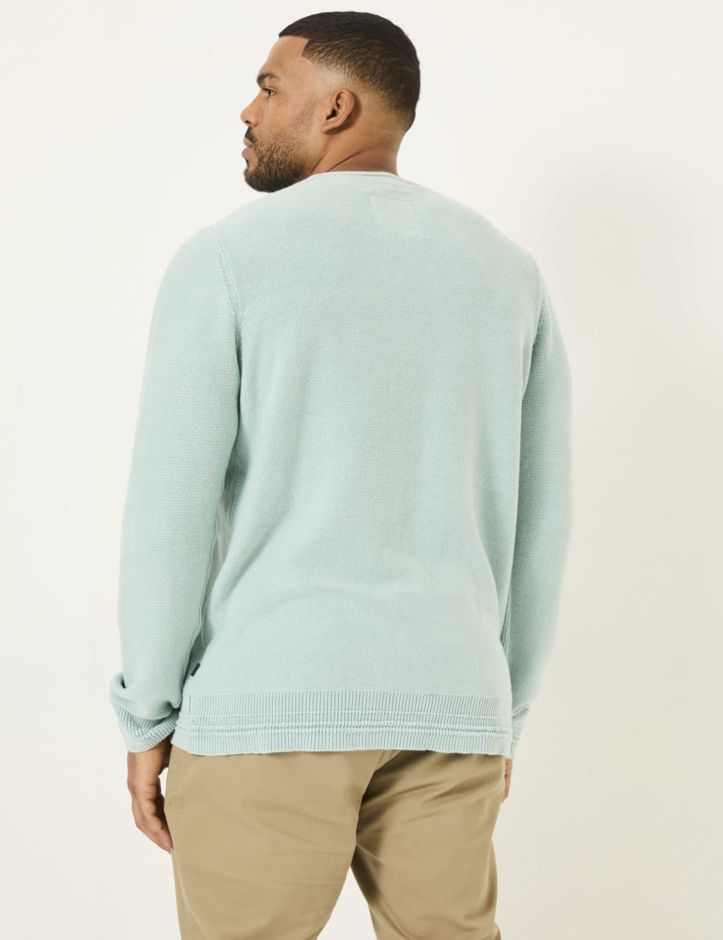Pure Cotton Crew Neck Jumper 4 of 4