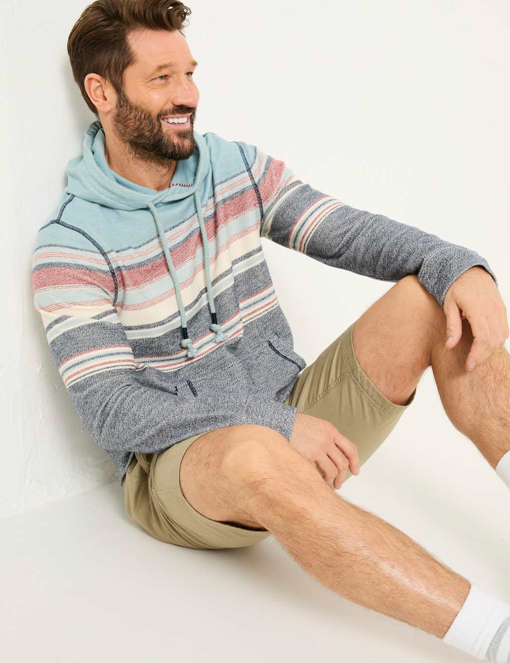 Pure Cotton Striped Hoodie 3 of 5
