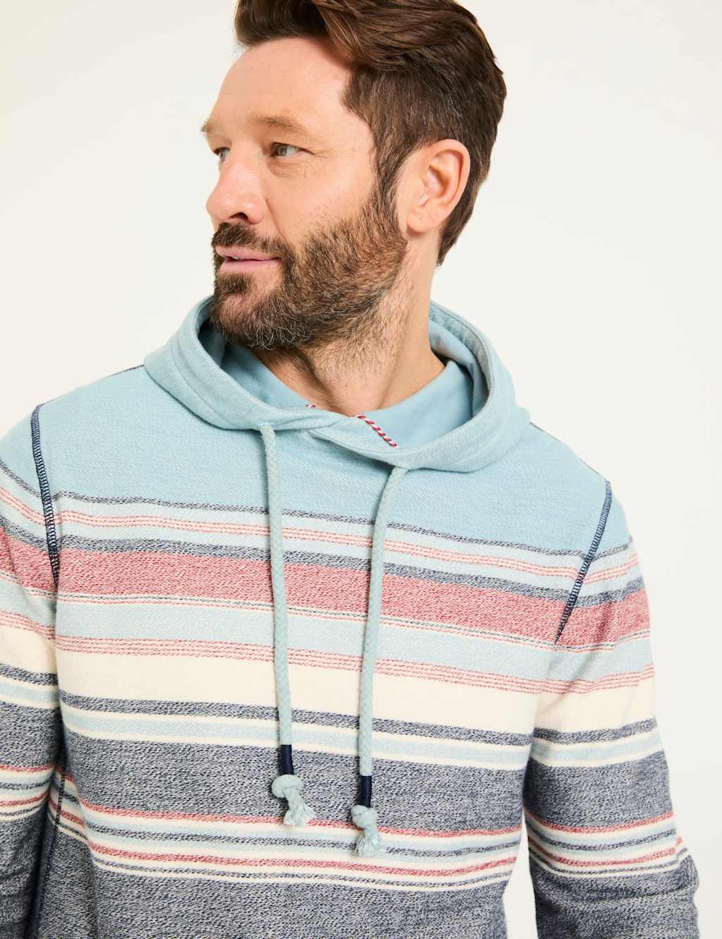 Pure Cotton Striped Hoodie 4 of 5