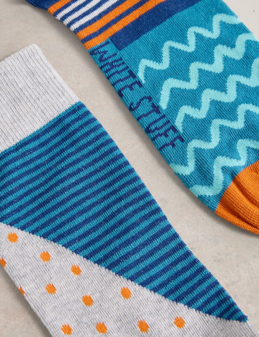Cotton Rich Geometric Ankle Socks 2 of 2