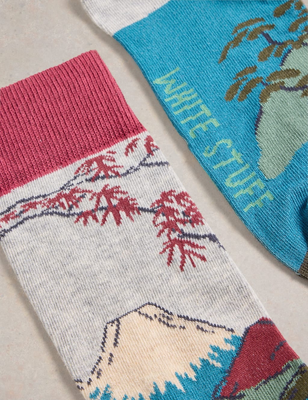 Cotton Rich Mountain Socks 2 of 2
