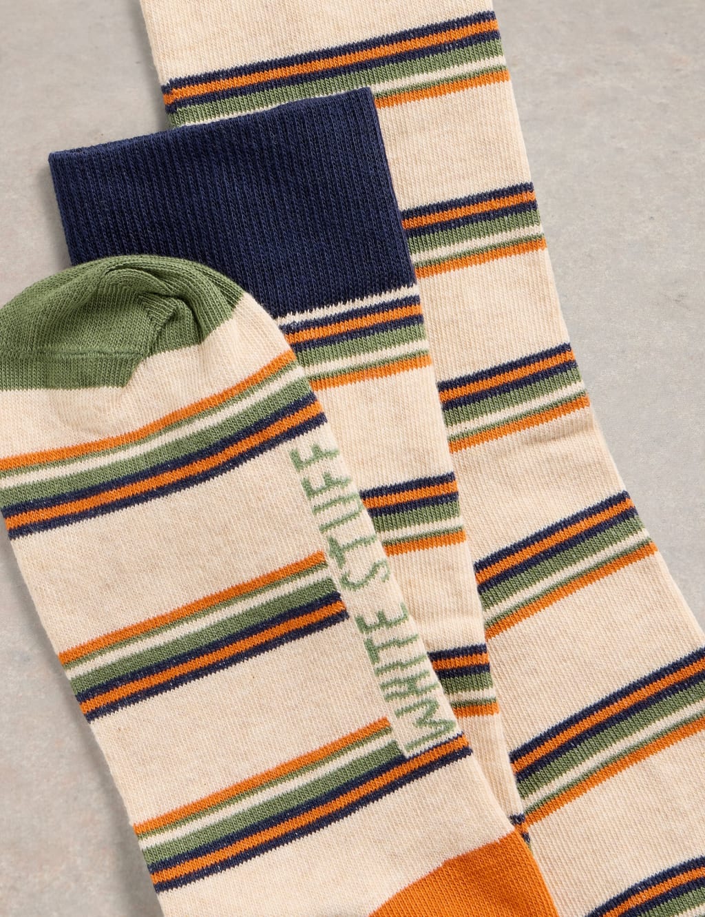 Striped Cotton Rich Ankle Socks 2 of 2