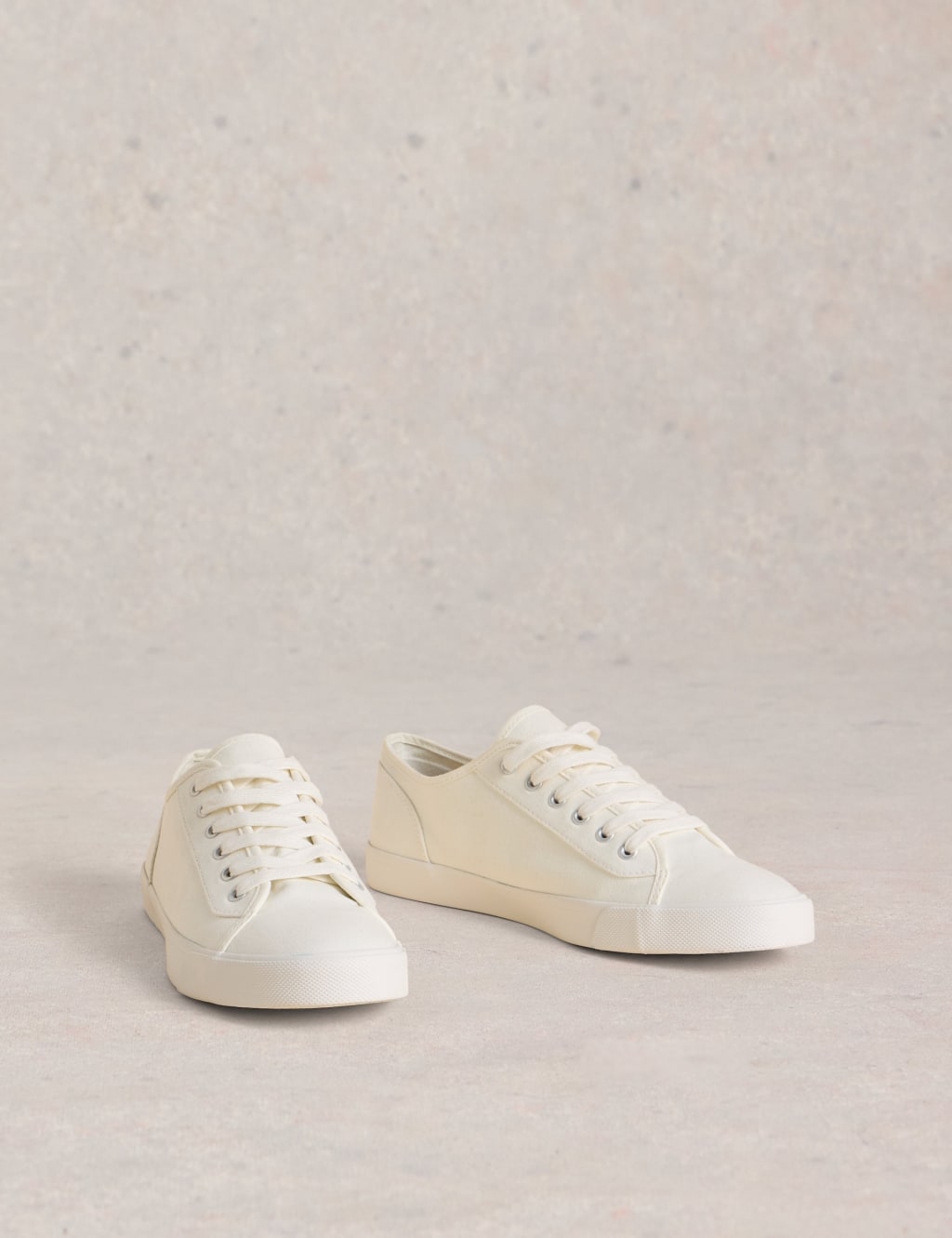Lace Up Plimsoll Trainers 2 of 4