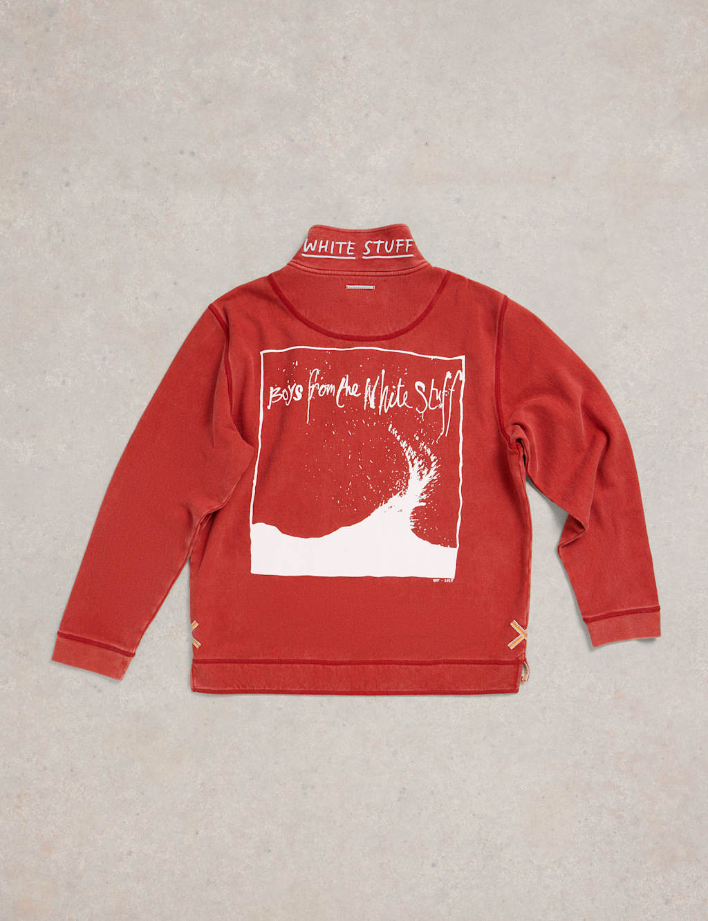 Pure Cotton Graphic Half Zip Sweatshirt 6 of 7