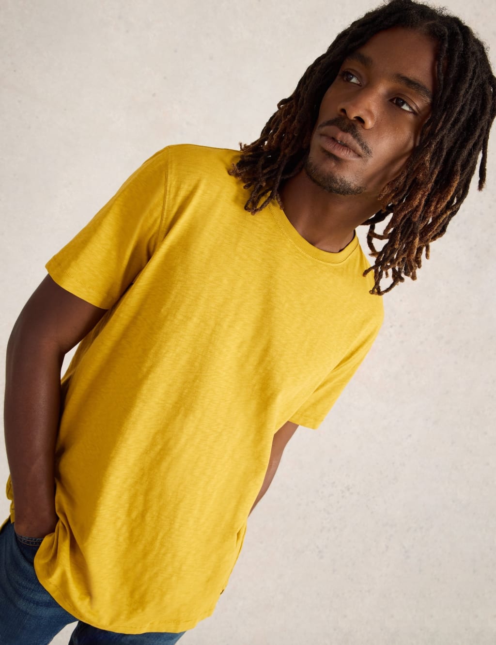 Pure Cotton Crew Neck T-Shirt 1 of 6