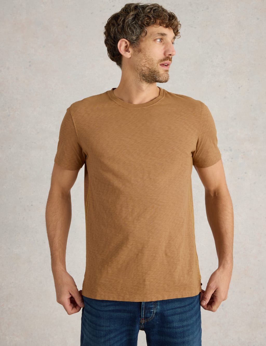 Pure Cotton Crew Neck T-Shirt 5 of 6