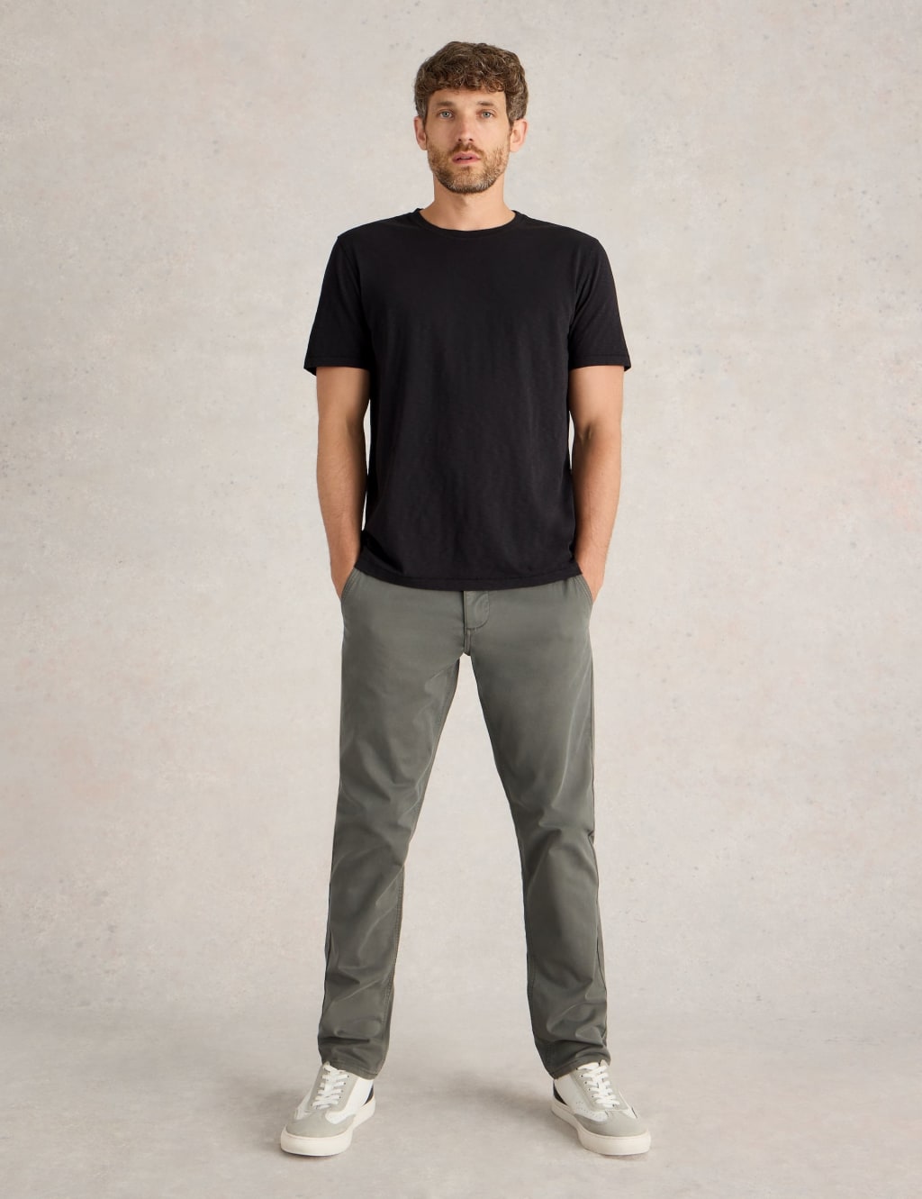 Pure Cotton Crew Neck T-Shirt 1 of 6