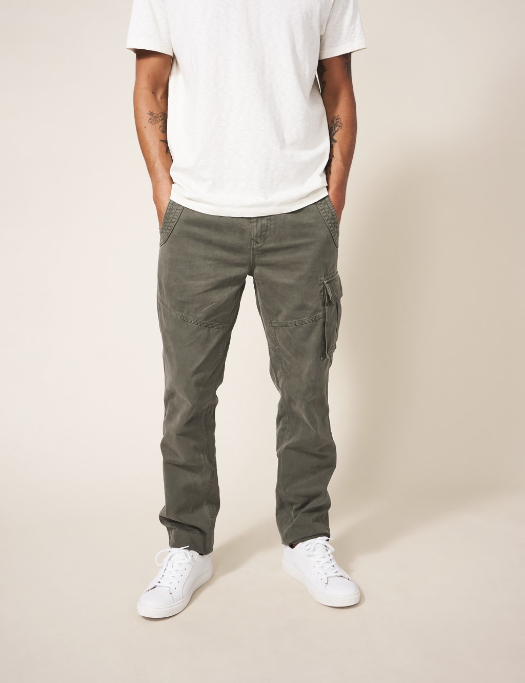 Pure Cotton Cargo Trousers 3 of 5