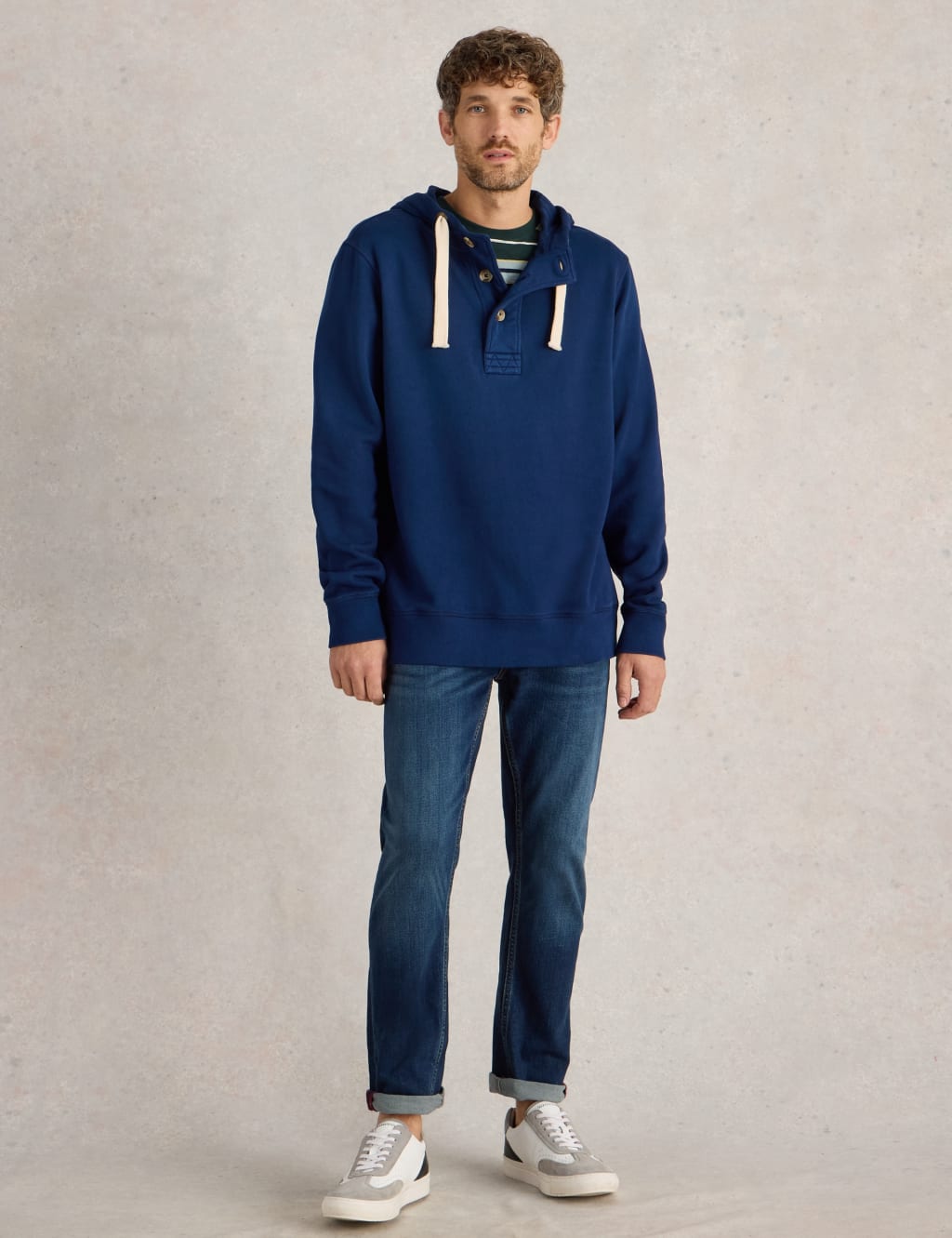 Pure Cotton Hoodie White Stuff M S