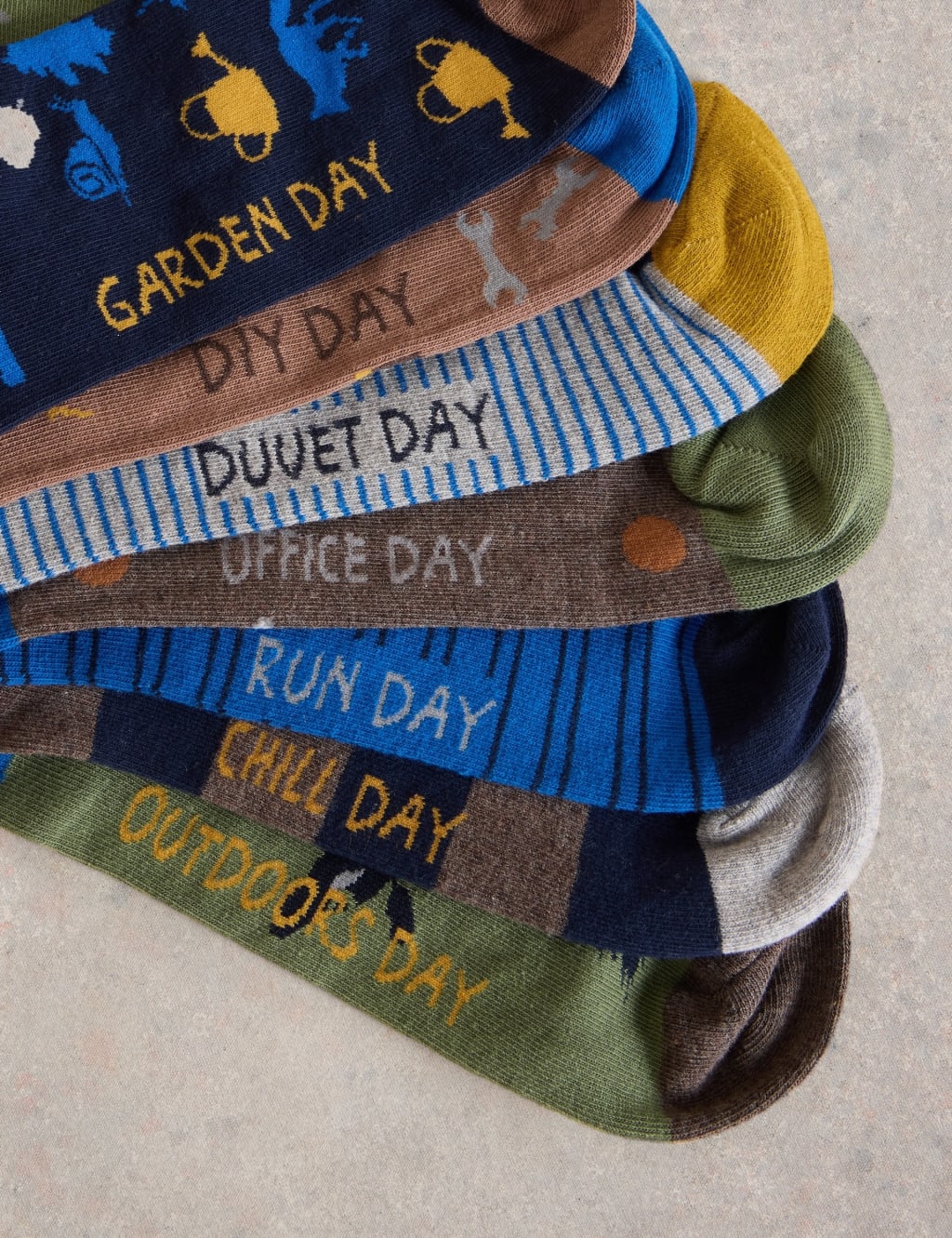 7pk Novelty Cotton Rich Socks 2 of 2