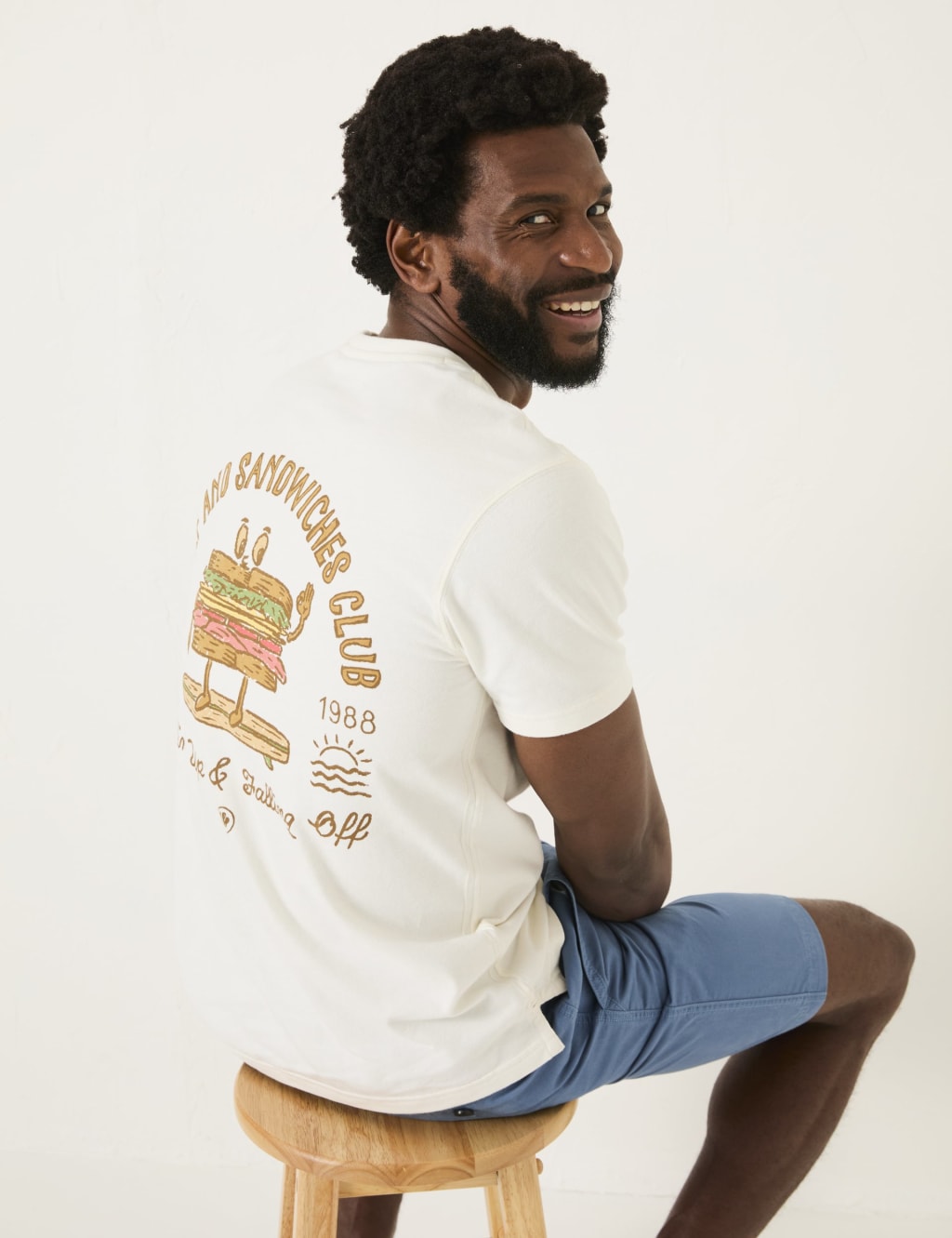 Pure Cotton Sandwiches Graphic T-Shirt 3 of 5