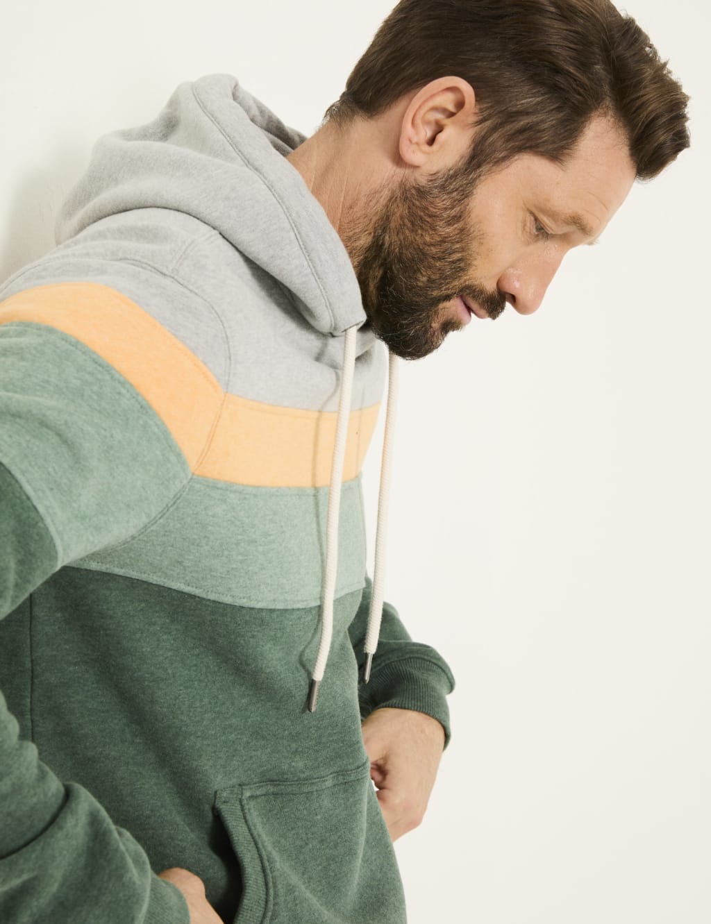 Pure Cotton Colour Block Hoodie 5 of 5
