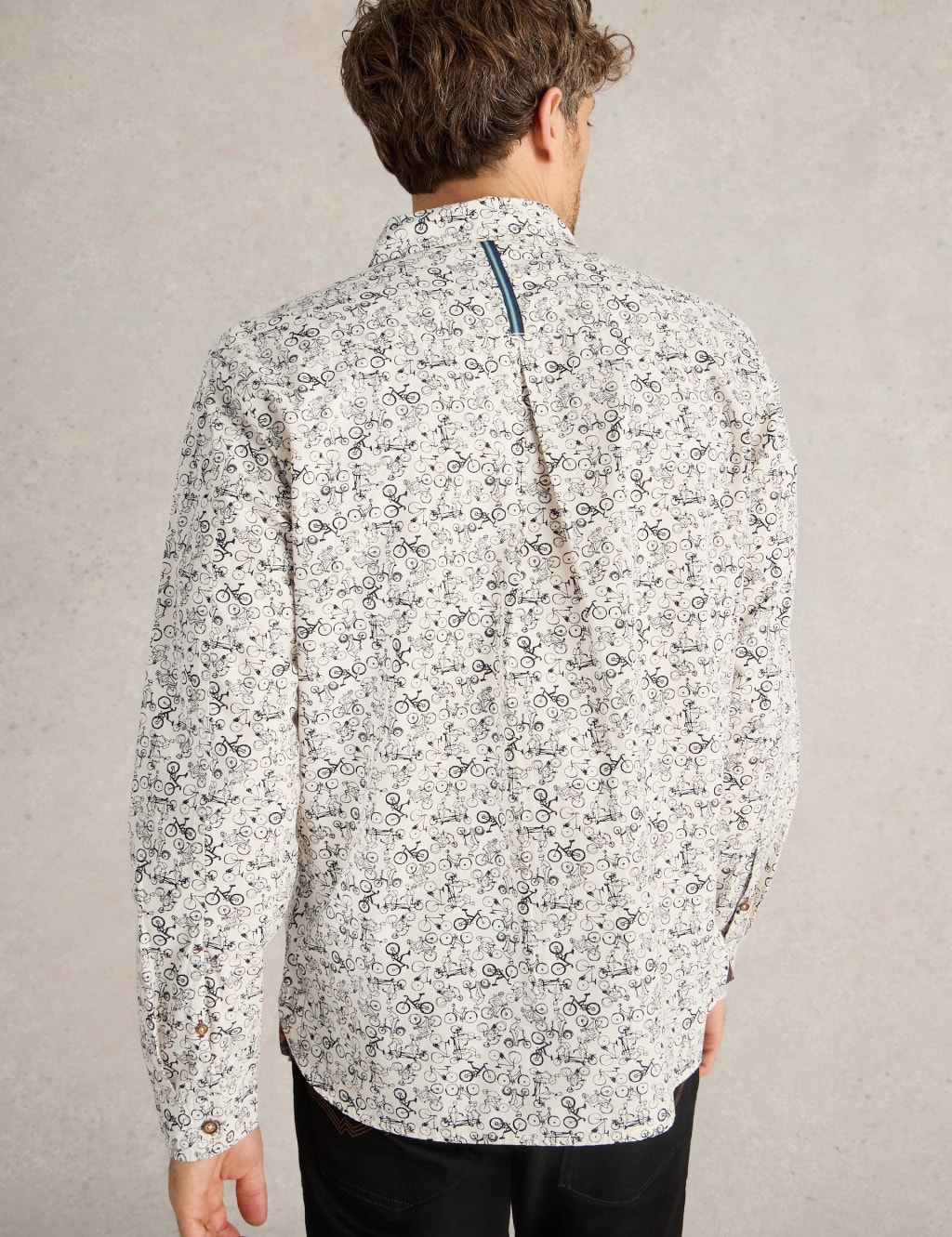 Bike print shirt discount