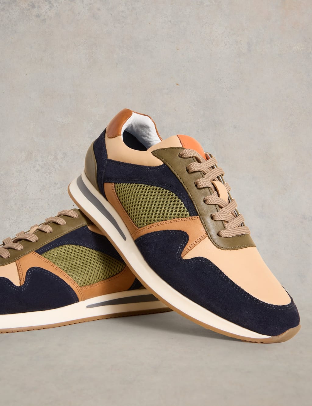 Leather Lace Up Trainers 4 of 4
