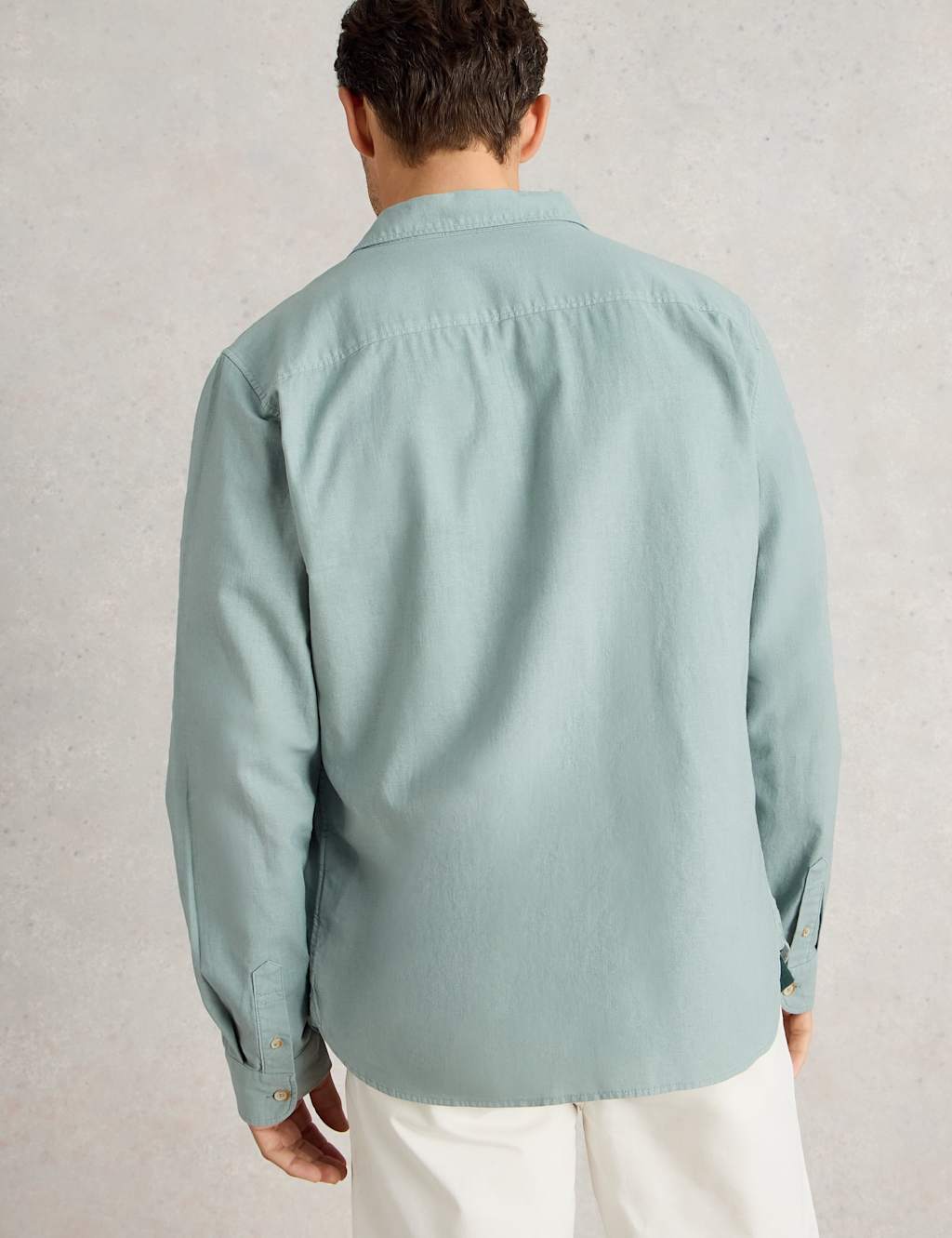 Regular Fit Cotton Linen Blend Shirt 4 of 6