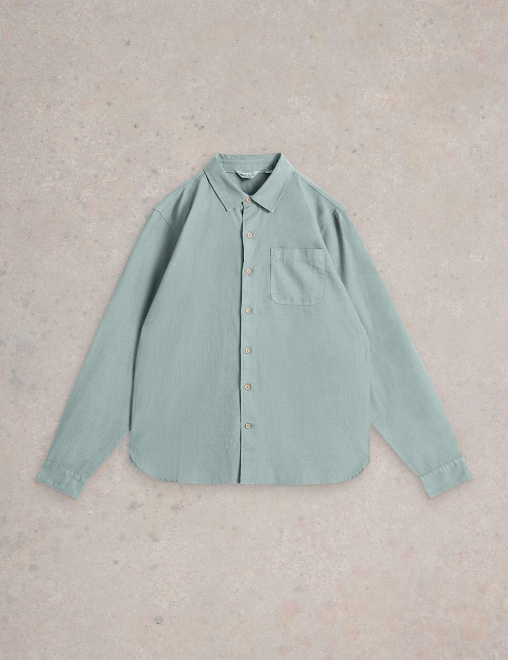 Regular Fit Cotton Linen Blend Shirt 2 of 6