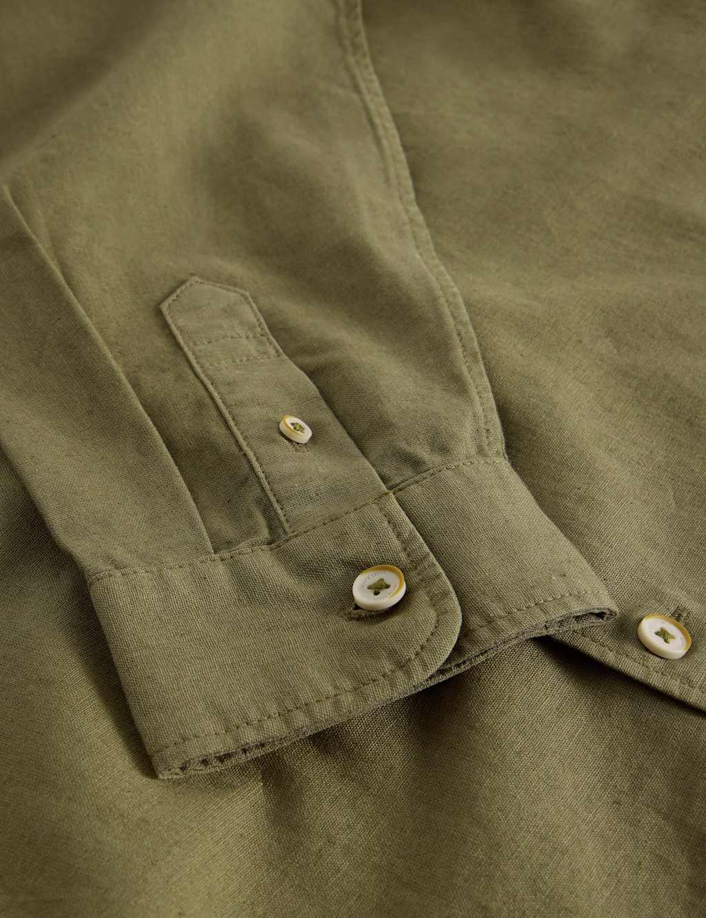 Regular Fit Cotton Linen Blend Shirt 2 of 2