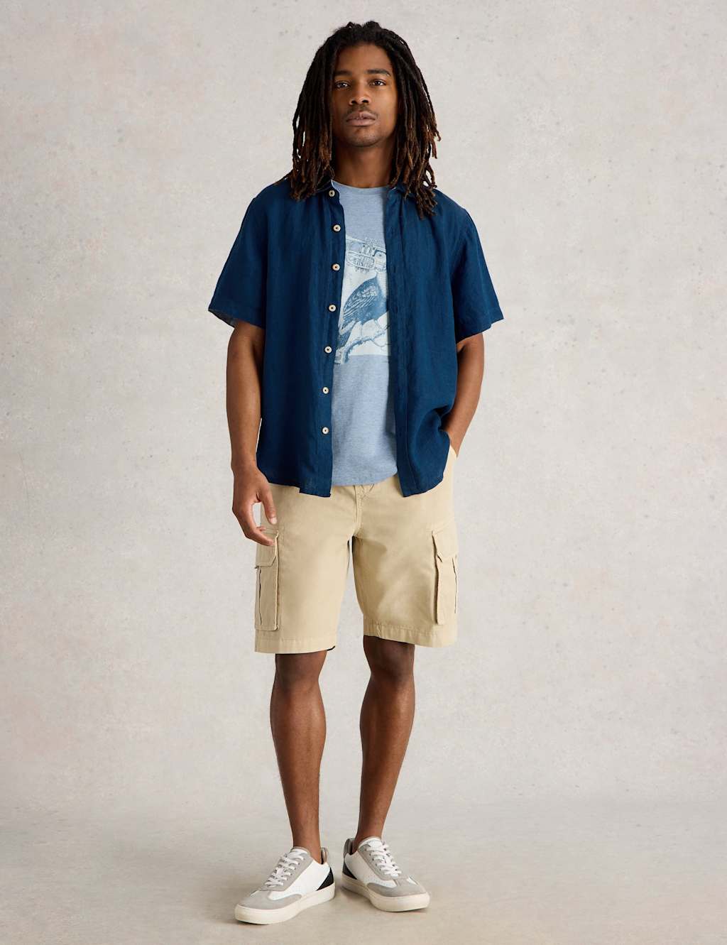Regular Fit Pure Linen Short Sleeve Shirt 3 of 6