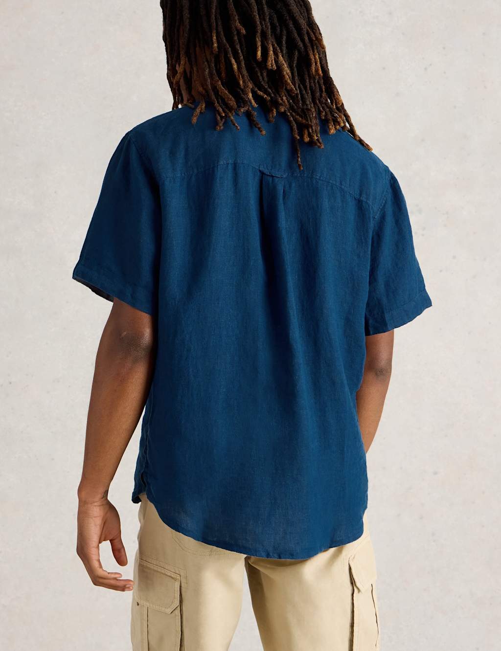 Regular Fit Pure Linen Short Sleeve Shirt 4 of 6