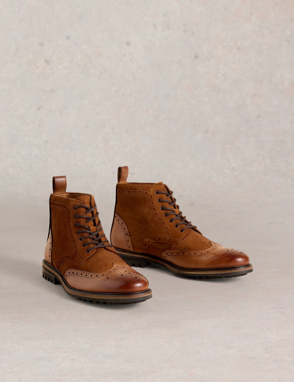 Leather Brogue Boots 2 of 4