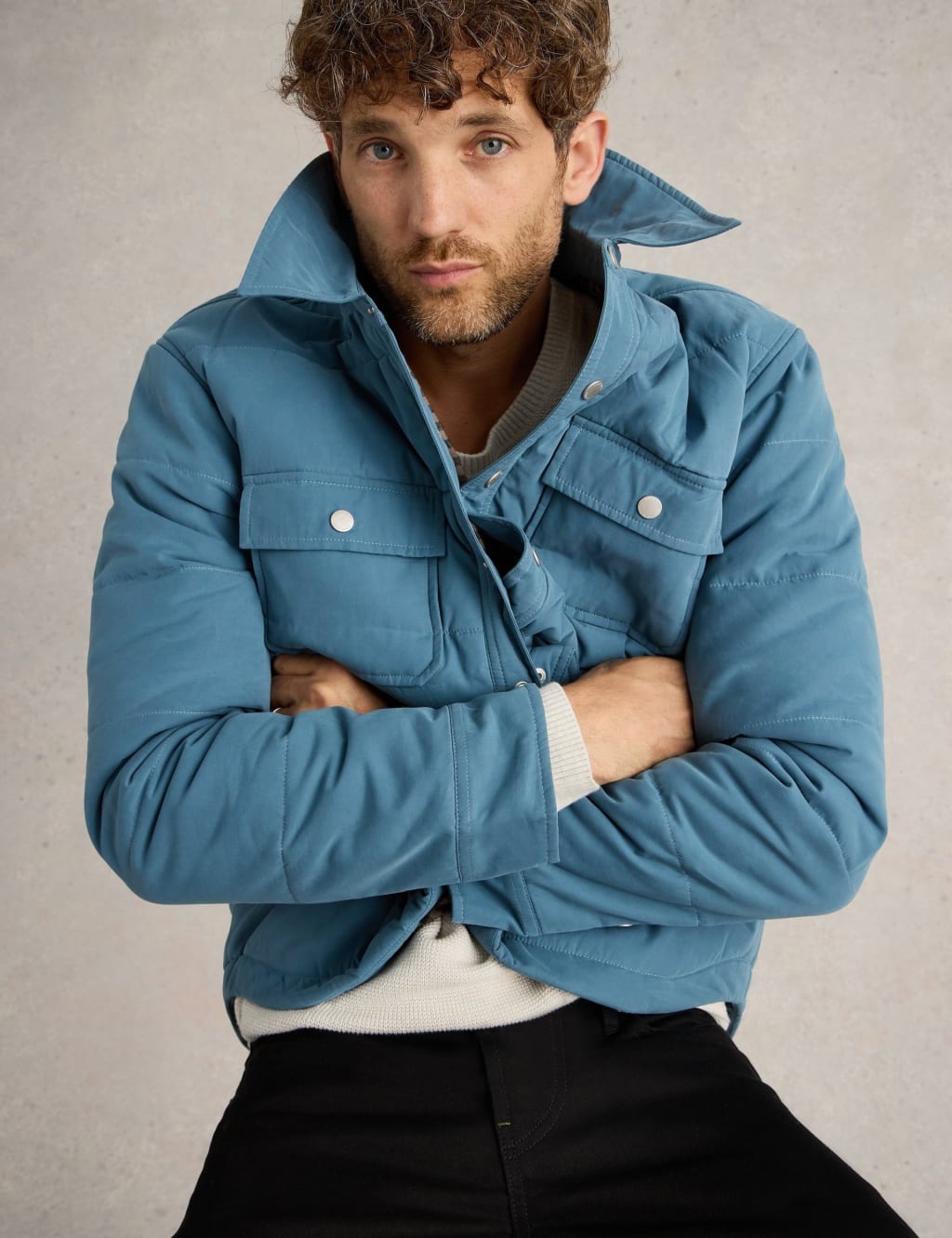 Cotton puffer jacket cheap