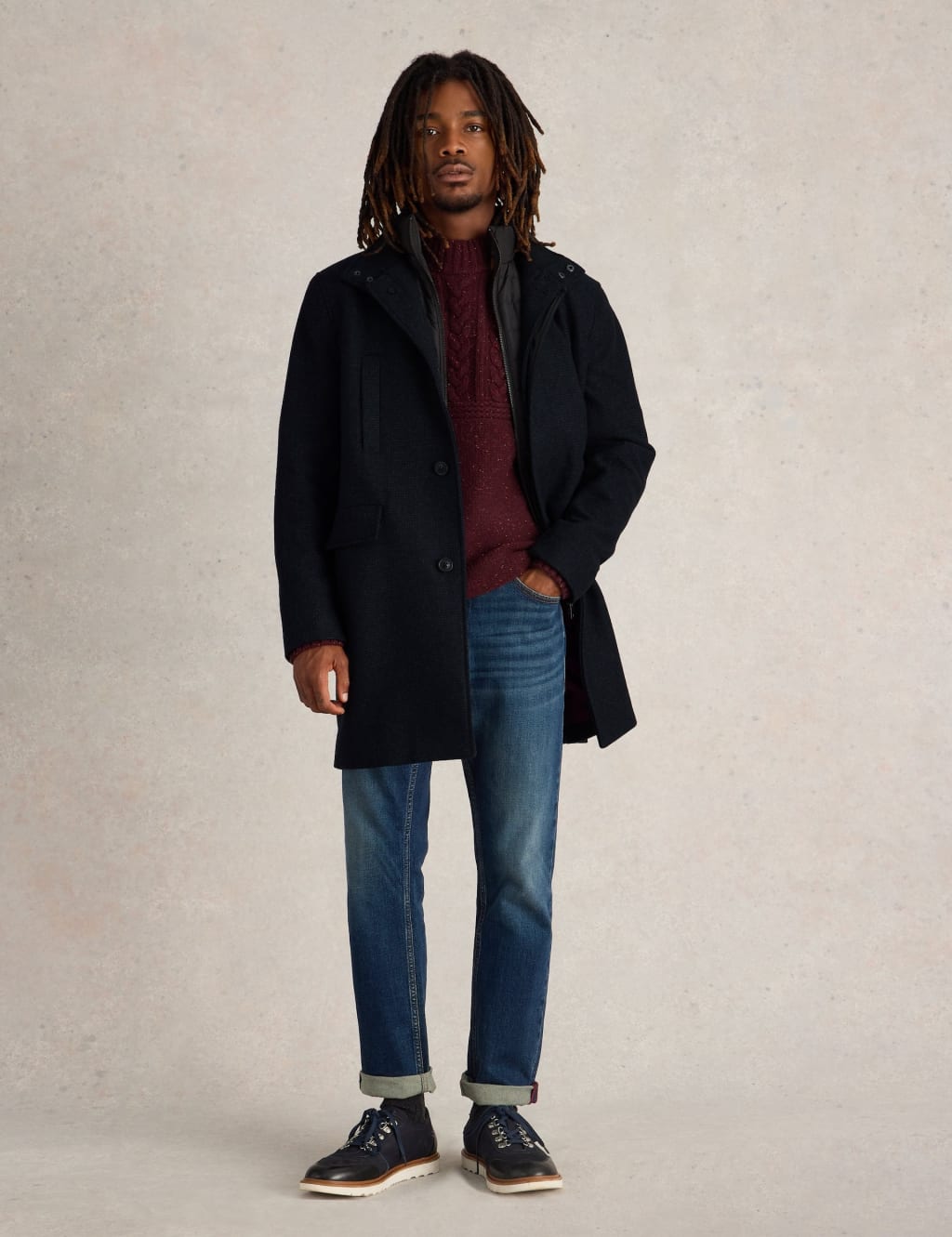 Wool Rich Overcoat
