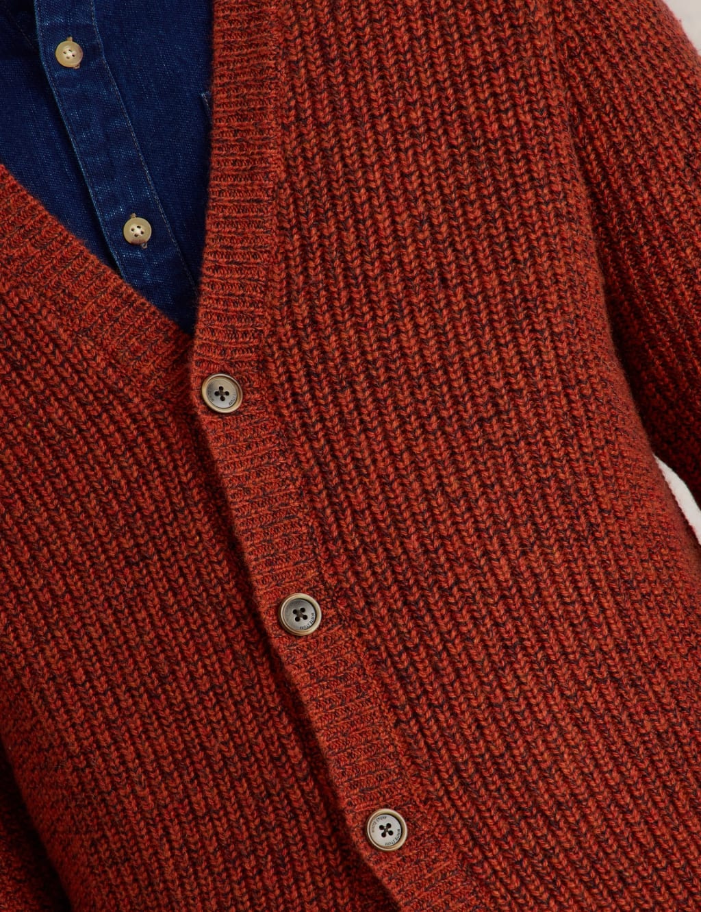 M&s orange cardigan 2025