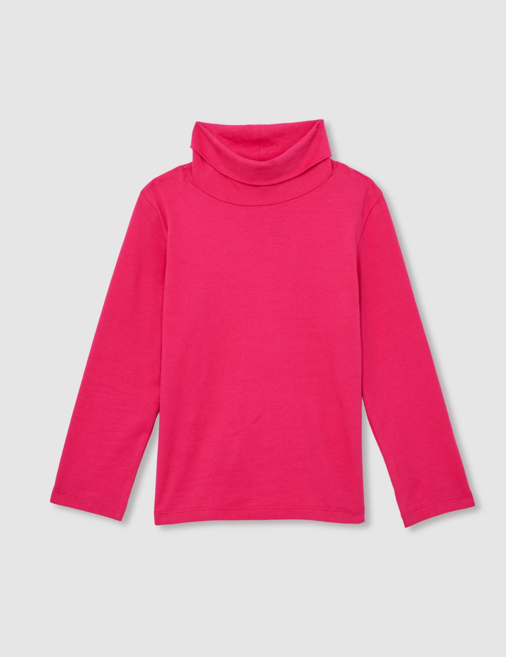 Cotton Rich Roll Neck Top (4-14 Yrs) 2 of 4