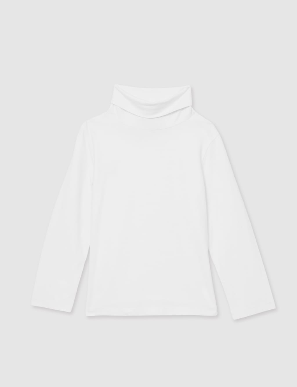 Cotton Rich Roll Neck Top (4-14 Yrs) 2 of 4