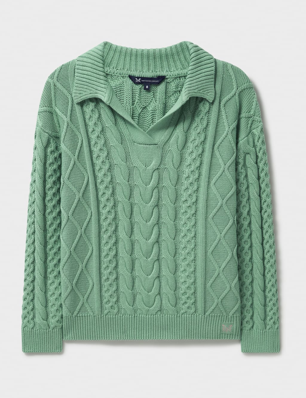 Cotton Rich Striped Collared Jumper 2 of 5