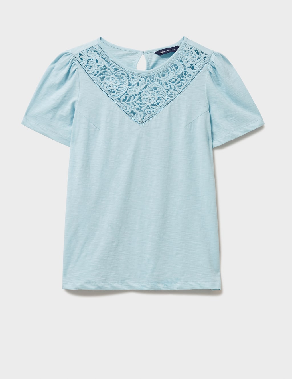 Pure Cotton Embroidered Angel Sleeve Top 2 of 5