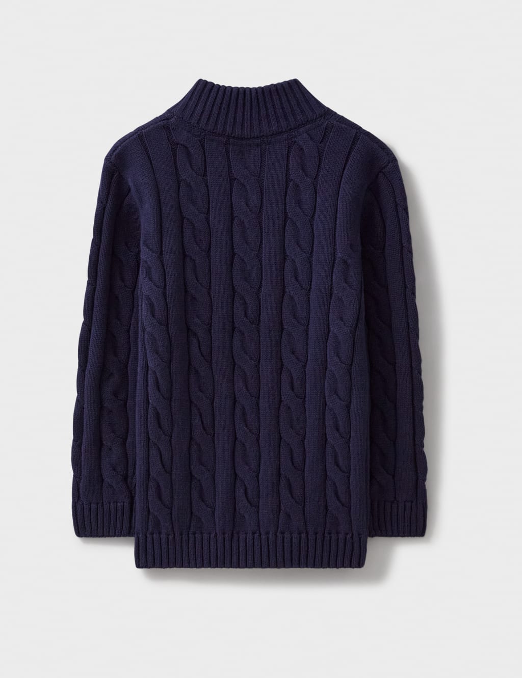 Pure Cotton Cable Knit Half Zip Jumper (3-12 Yrs) 2 of 3