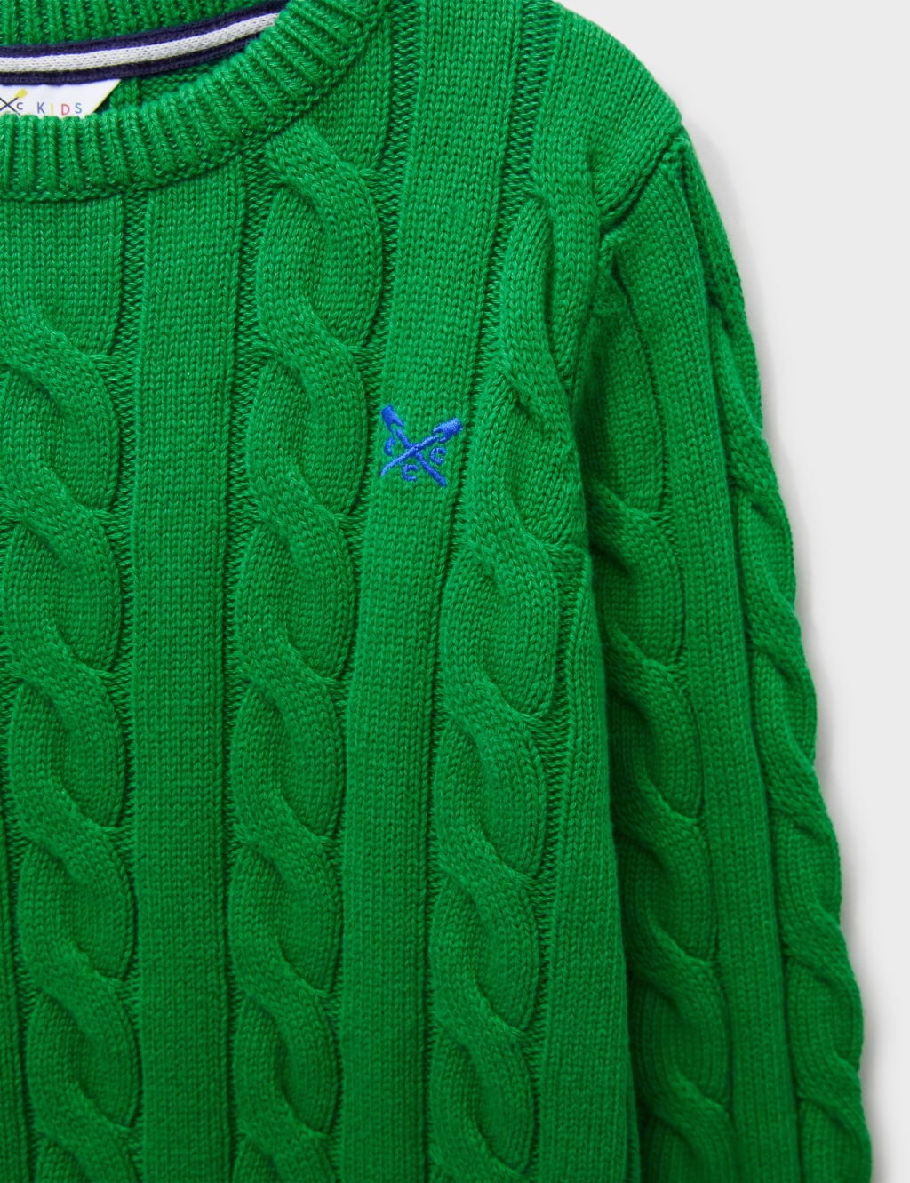 Pure Cotton Cable Knit Half Zip Jumper (3-12 Yrs) 3 of 3