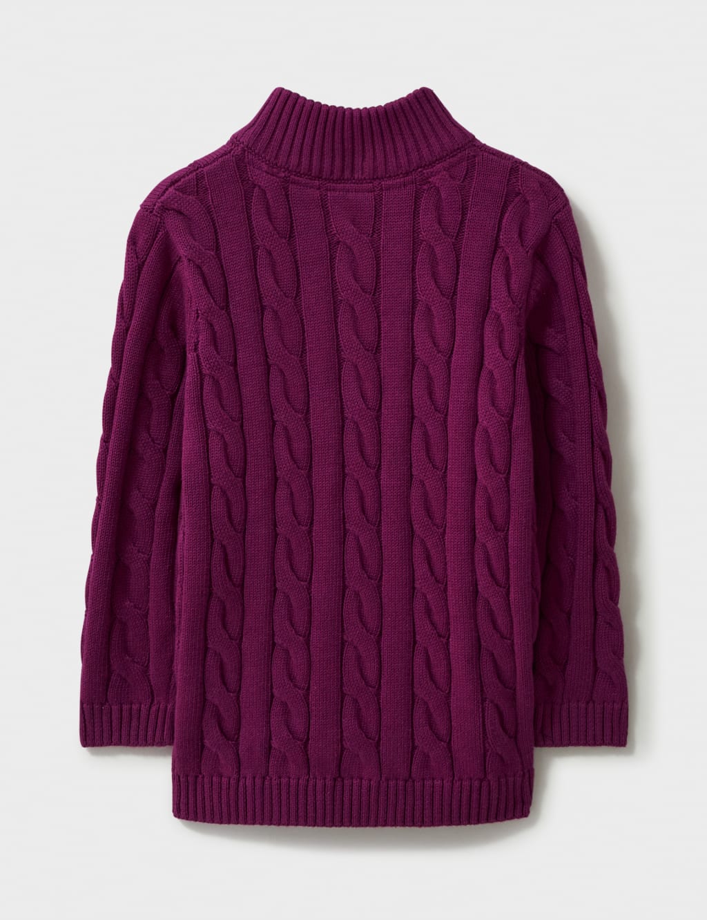 Pure Cotton Cable Knit Half Zip Jumper (3-12 Yrs) 2 of 3