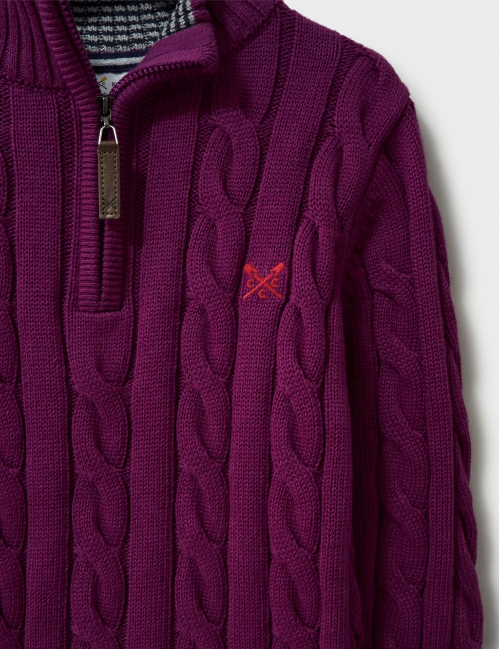 Pure Cotton Cable Knit Half Zip Jumper (3-12 Yrs) 3 of 3
