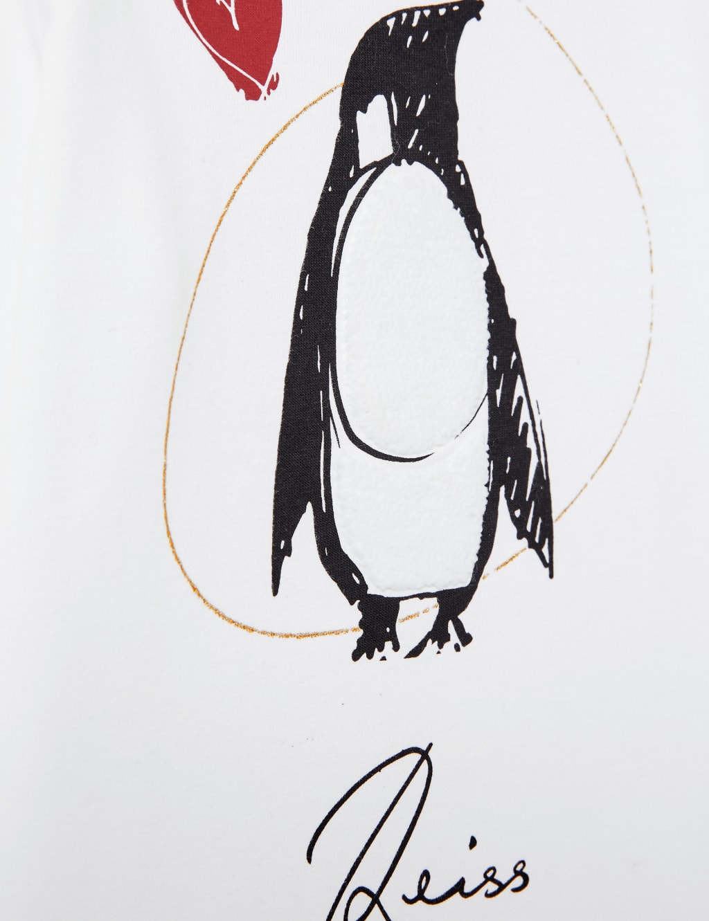 Pure Cotton Penguin Graphic Top (4-14 Yrs) 4 of 4