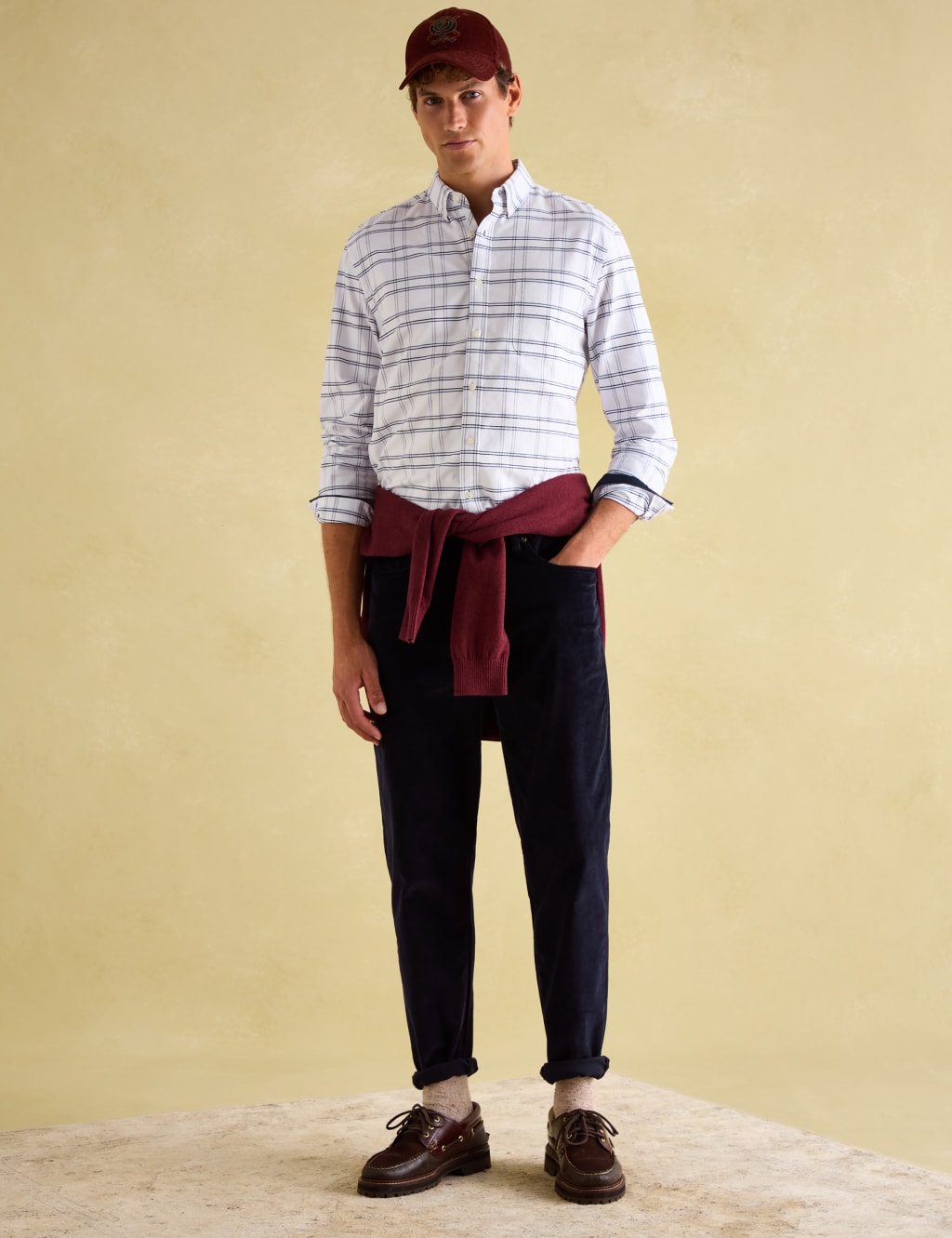 Pure Cotton Check Oxford Shirt 4 of 7