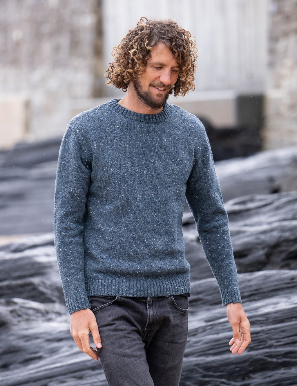 Pure Wool Crew Neck Jumper 1 of 4