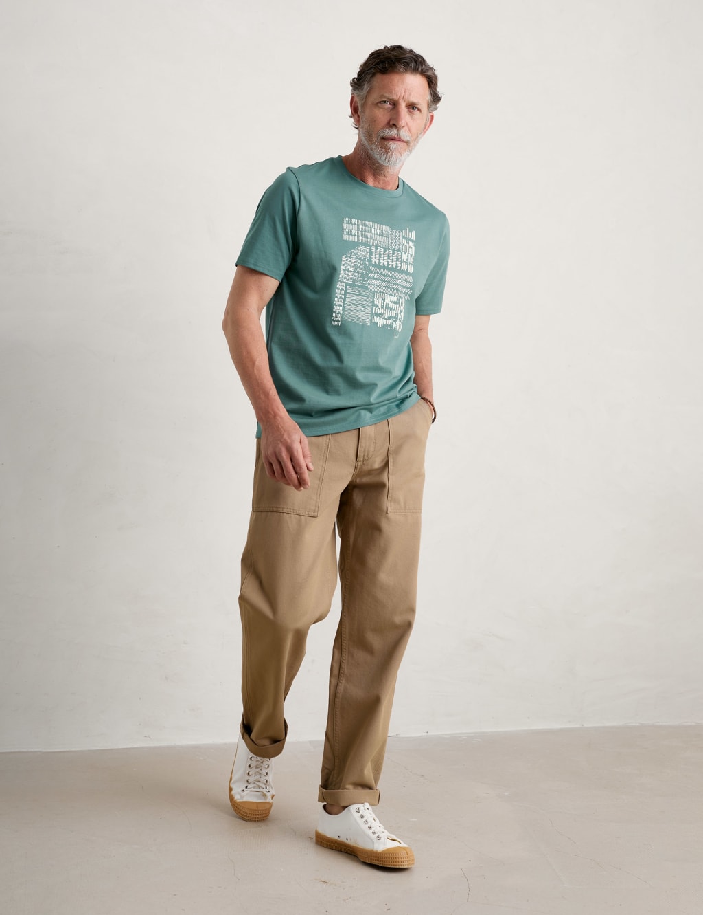 Cotton Printed Crew Neck T-Shirt 1 of 5