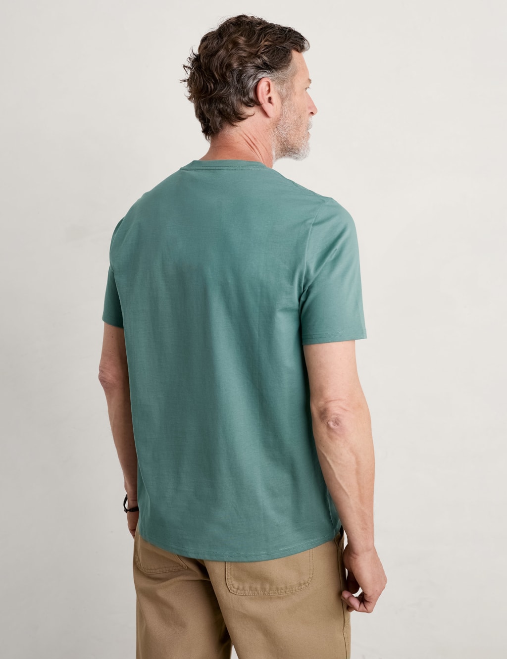 Cotton Printed Crew Neck T-Shirt 4 of 5