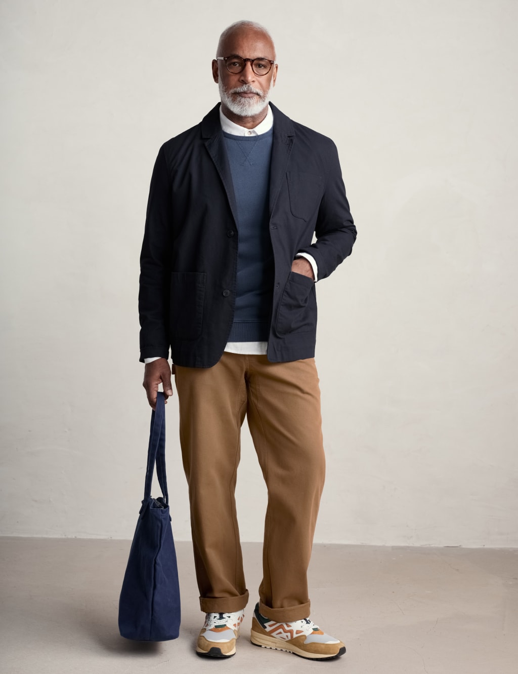 Casual cotton blazer discount