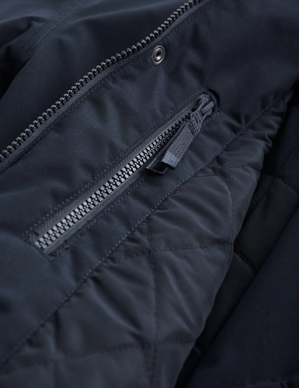 Cotton Blend Hooded Waterproof Overcoat 4 of 4