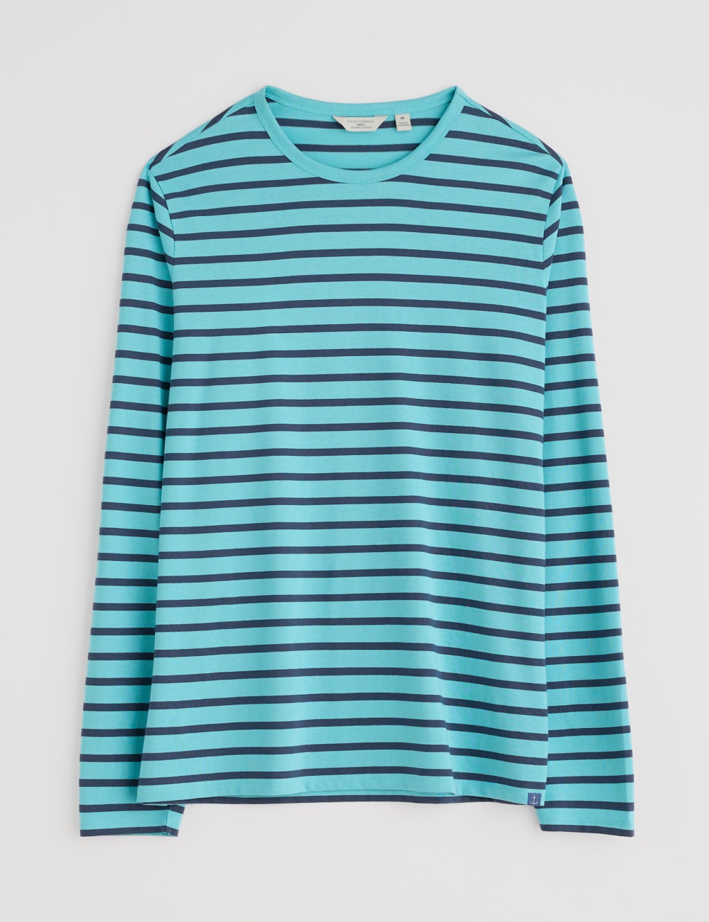 Pure Cotton Striped Crew Neck Top 2 of 4