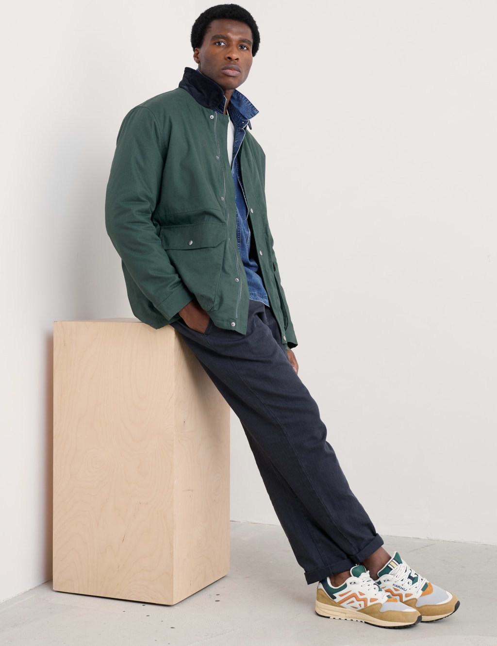 Pure Cotton Harrington Coat 1 of 4