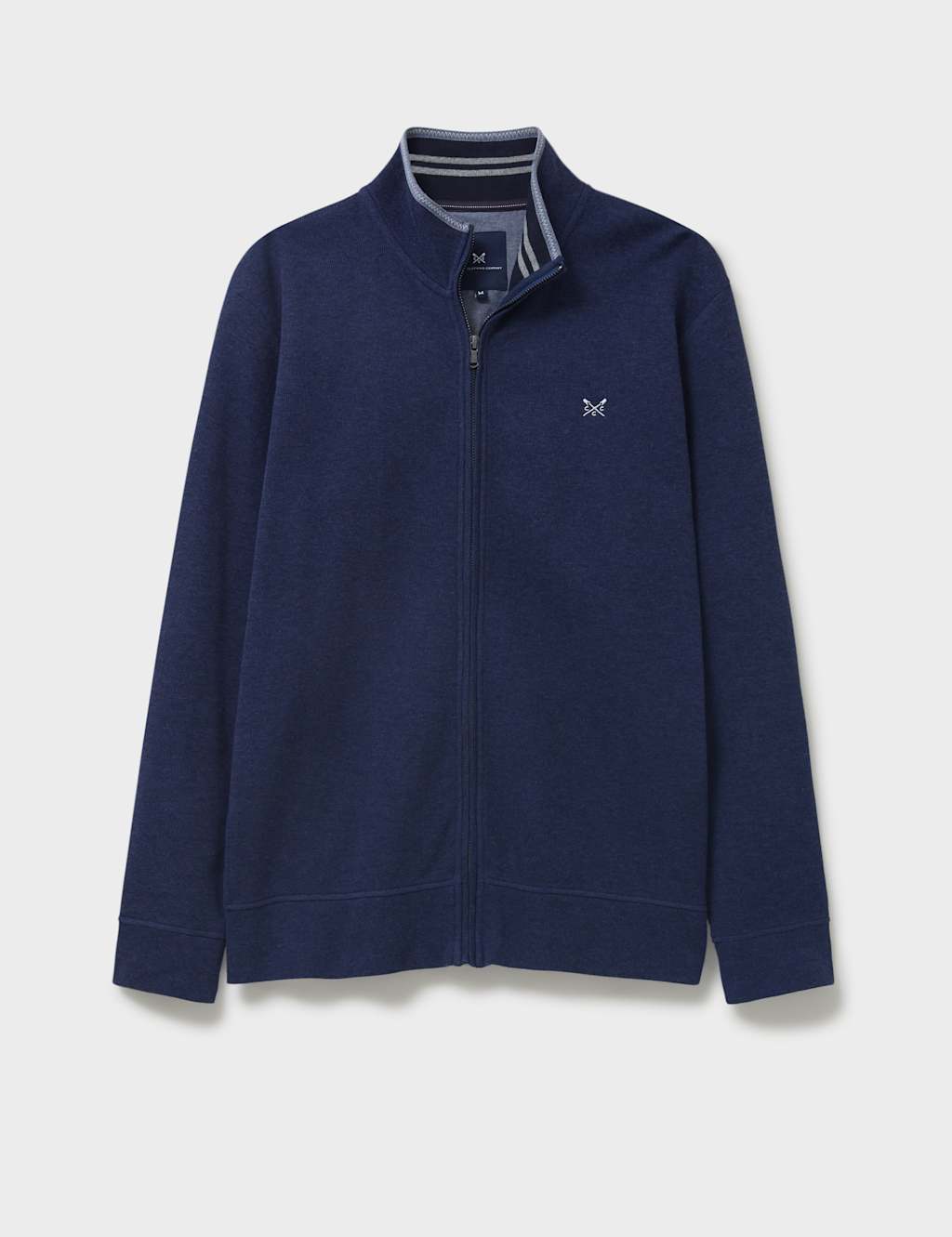 Pure Cotton Ribbed Zip Up Jumper 2 of 5