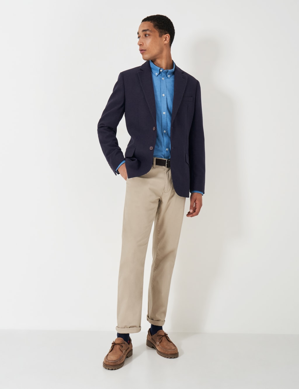 Wool blend blazer coat sale
