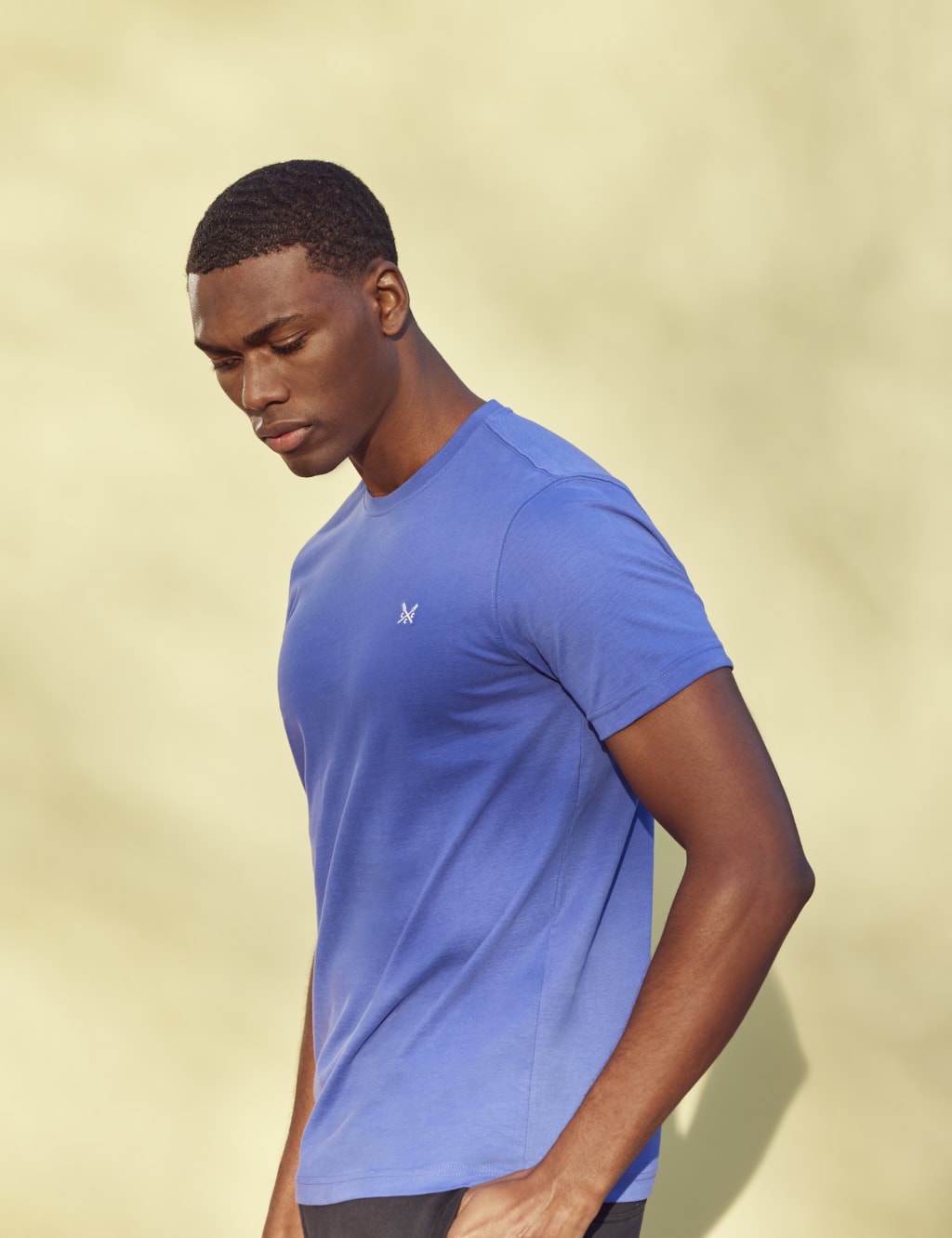 Pure Cotton Crew Neck T-Shirt 3 of 4