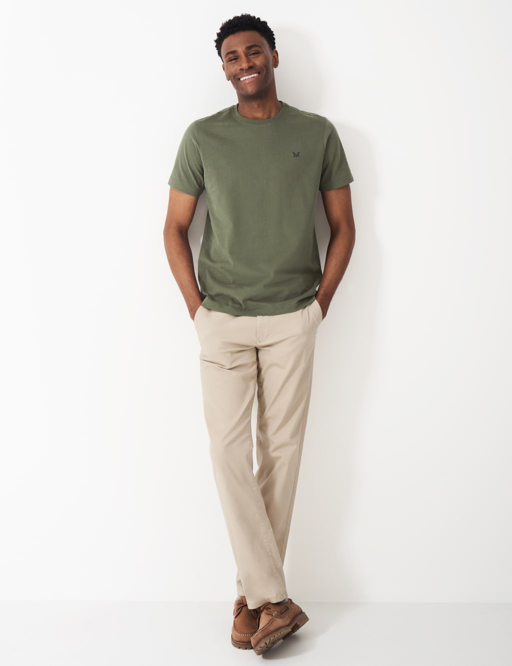 Pure Cotton Crew Neck T-Shirt 3 of 5