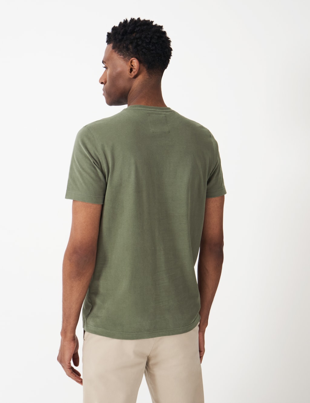 Pure Cotton Crew Neck T-Shirt 4 of 5